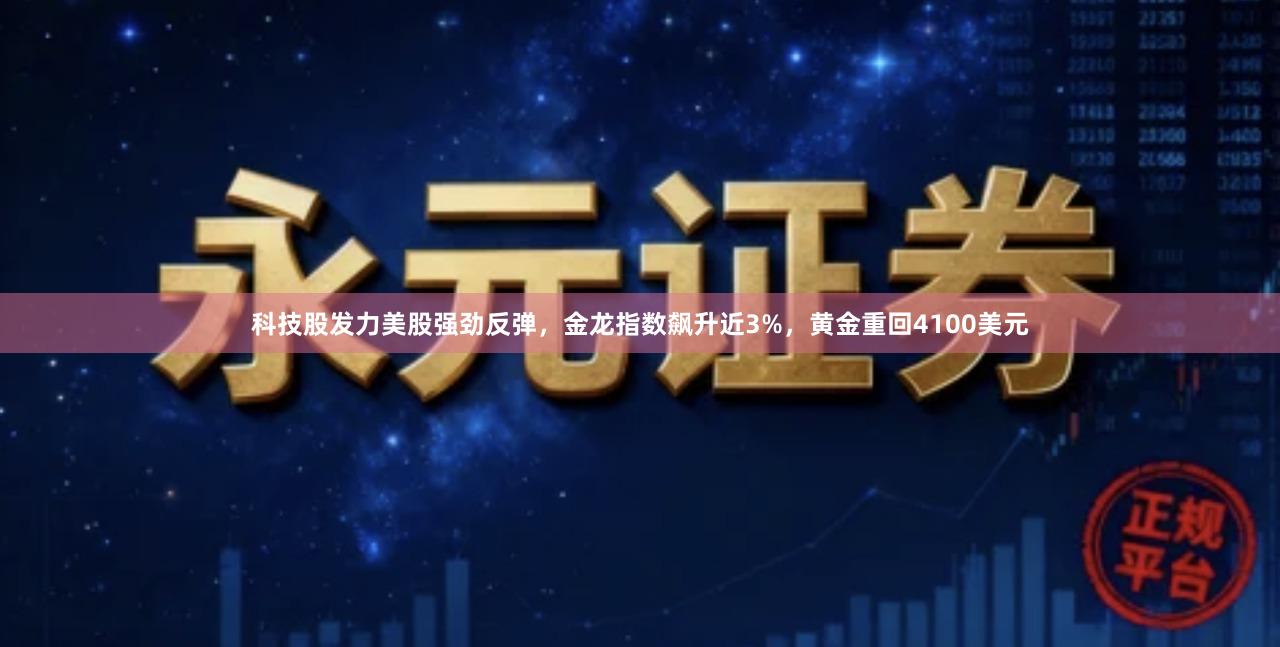 科技股发力美股强劲反弹，金龙指数飙升近3%，黄金重回4100美元