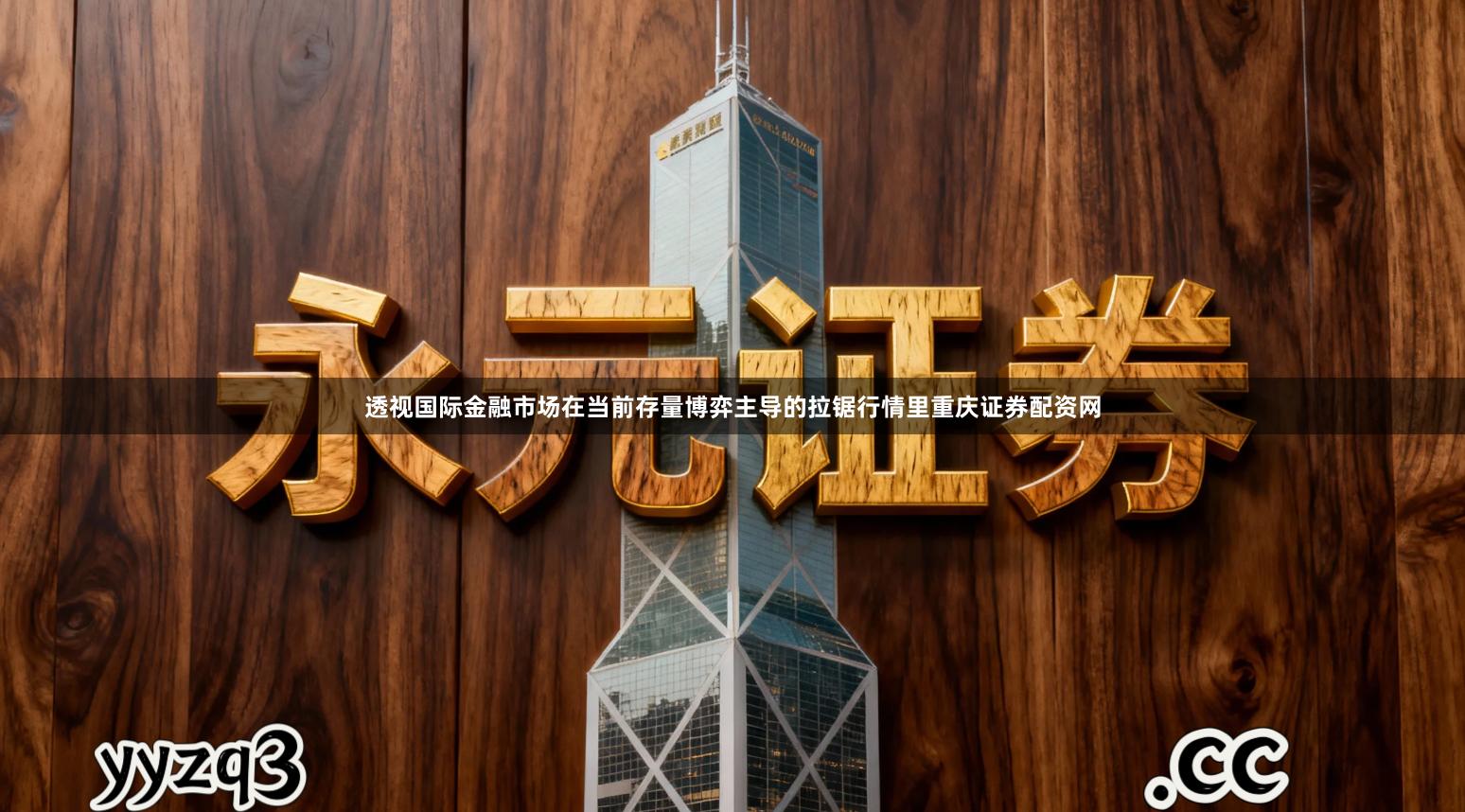 透视国际金融市场在当前存量博弈主导的拉锯行情里重庆证券配资网